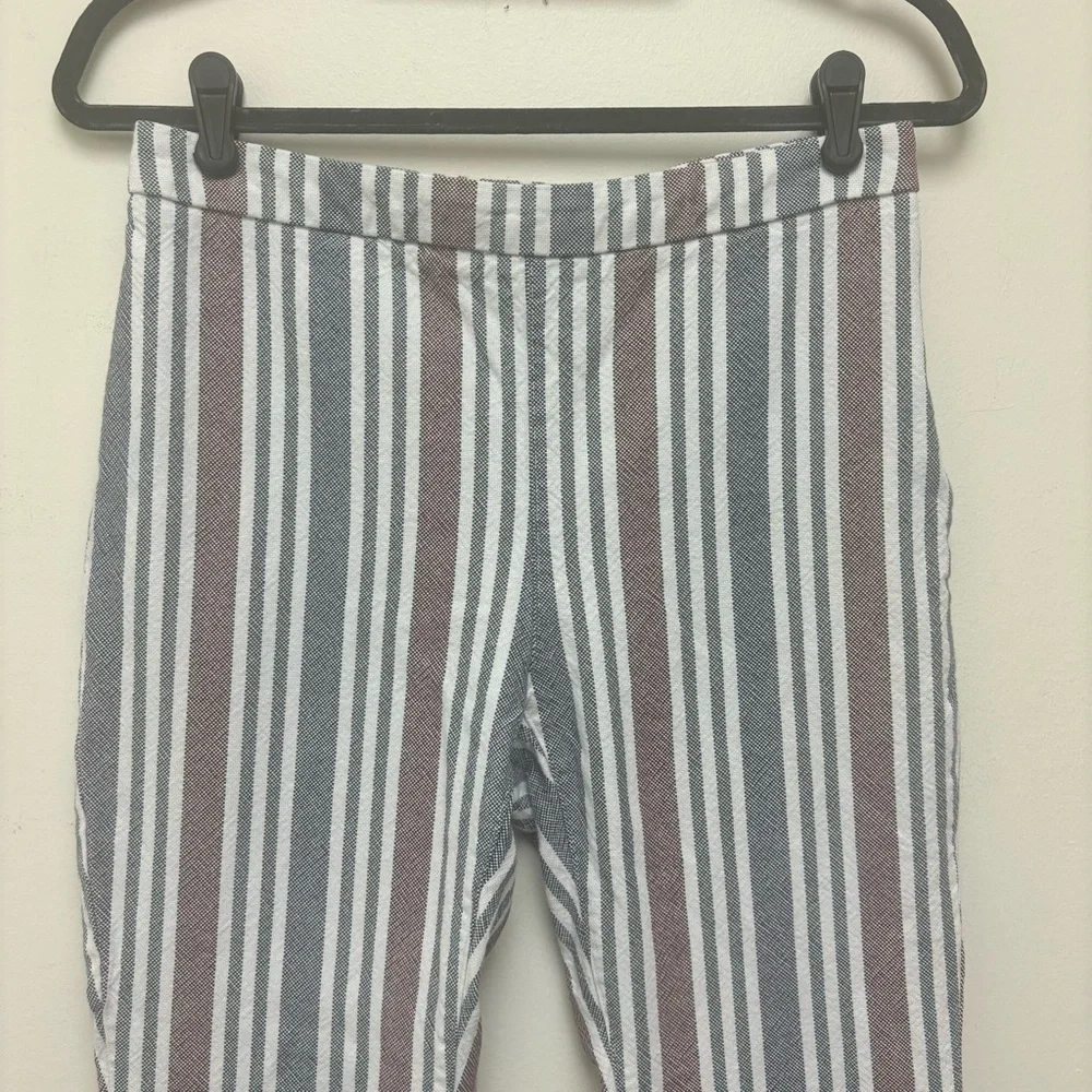 Free People Striped Mod Linen Pants